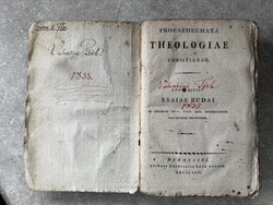 Budai Esaias (1797): Propaedeutumata Theologiae Christianae, Debrecen – period binding