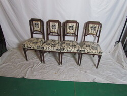Antik Szecessziós szék 4db