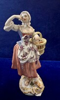 Meisseni Porcelán Figura