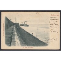 Franciaország,Boulogne - A nyugati móló 1900