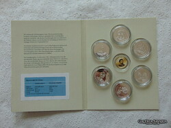 Németország 6 darab ezüst érme bliszterben arany nincs !