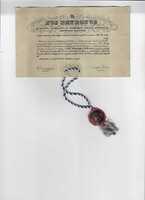 1928, táncrend, orvosi bál, doktori diplomát formáz, ritka