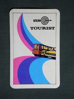 Kártyanaptár,Volán tourist vállalat,Budapest,grafikai,1974