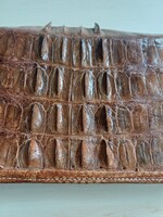 Gyönyörű vintage krokodilbőr kézitáska