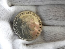 1848 ezüst C PRÁGA 20 kreuzer krajcár V. Ferdinánd RITKA (KTF)