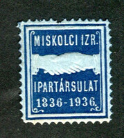 Miskolc Jewish Industrial Society 1836-1936 letterhead
