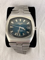 Swiss Longines Conquest electronic kvarc férfi óra 36 mm tokméret acél javítandó 1970