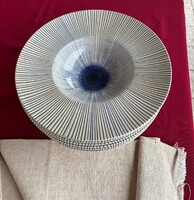 Csodás mintájú  porcelán  pasta tányér spagettis tányérok Paszta
