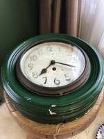 Antik fém (talán vasúti) fali lámpa