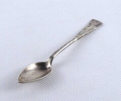 1Z236 Régi jelzett 800-as ezüst mokkás kanál 16 g