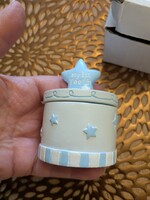 Gisela Graham angol kerámia baba tejfogtartó , fogtündér dobozka,limitált darab.