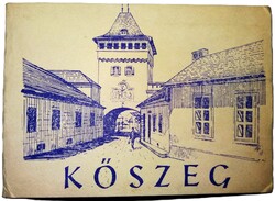 1964.Régi szuvenírboltos -KŐSZEG- leporellós fotó fényképes utazó emlék -KÉPZŐMŰVÉSZETI ALAP -