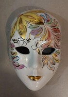 Karneváli égetett kerámia álarc