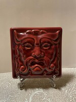 Zsolnay ökörvérmázas Prometheus csempe!