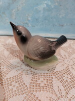 Fekete madár, porcelán figura