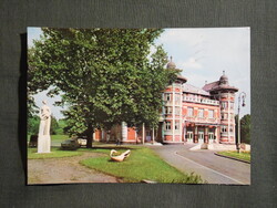 Képeslap,Kaposvár,Csiky Gergely színház látkép,részlet 1967-