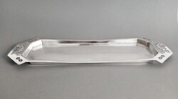 Argentor Art Nouveau silver-plated tray, circa 1905, Vienna