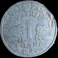 France 1 franc 1944 XF