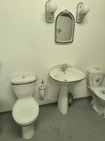 Teljesen Új bemutató darab Keramag Romantic Royal  blue kézzel festett valódi  Német porcelán család