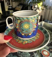 2db Versace Rosenthal porcelán kávés csésze