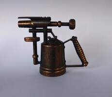 Forrasztó fáklya - bronz ceruzahegyező, spanyol, 70-es évek Play/me