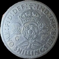 United Kingdom 2 shillings (florin) 1948 VF