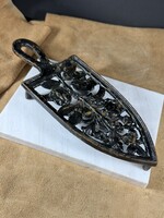 Antik vas aranyozott rózsa mintás vasaló talp 2.0