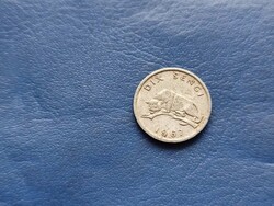 KONGÓ 10 SENGI / DIX SENGI 1967 LEOPÁRD! NAGYON RITKA!