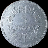 France 5 francs 1946 XF