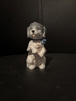 GDR porcelán kutyafigura