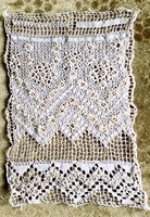 ART DECO DEKO CSIPKE MINTA MUZEÁLIS MAGYAR APRÓLÉKOS MAGYAR CÉRNA KÉZIMUNKA