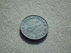 Németország, horogkeresztes birodalmi 1 Pfennig (Reichspfennig), 1942 B