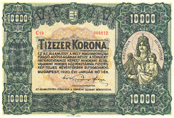 REPLIKA - 10.000 KORONA, 1920