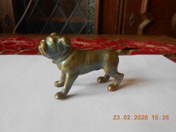 Zsolnay antik mini eozin boxer kutya