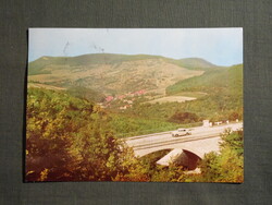 Képeslap,Pilisszentlélek,Pilisi parkerdő viadukt híd látkép,részlet,1971-