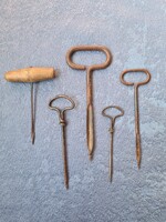 Cigány fúrók/ régi kézi szerszám csomag