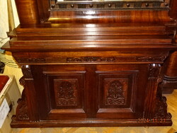 ANTIK ÓNÉMET DÚS FARAGÁSÚ DÍSZÍTÉSŰ ÁGY VÉG PÁR ( FALIDÍSZ !! )