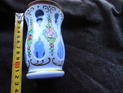 Bider stíl zománcfestett-2 rétegű hámozott-l vastag falú   üveg