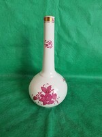 Herendi Purpur Apponyi porcelán váza