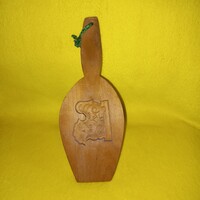 Régi, tradícionális faragott mézeskalács/keksz/maamoul ütőforma, sütőforma.