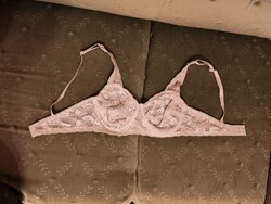 Melltartó fehér csipkés merevítős 80B