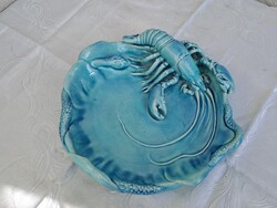 1,-Ft XXL Zsolnay alapmázas nagyméretű rákos tál a legnagyobb