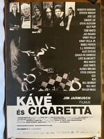 Kávé és cigaretta moziplakát 68x98 cm Jim Jarmusch filmje