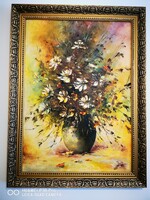 Bóna Jenő:Laza csokor 50x70