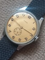 Unia 15 köves nagyon ritka régi gyűjtői svájci mechanikus felhúzós karóra.