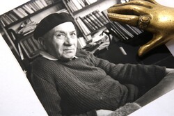 1970 Illyés Gyula író eredeti fényképe sajtófotó Hibátlan példány !!