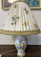 ÓRIÁS HERENDI VIKTÓRIA MINTÁS PORCELÁN LÁMPA, ASZTALI LÁMPA