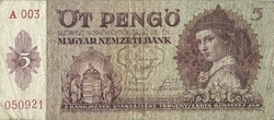 5 pengő 1939 1.
