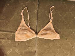 Melltartó beige csipkés előlkapcsos 80B