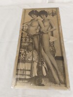 Retro Playboy litográfia 1970